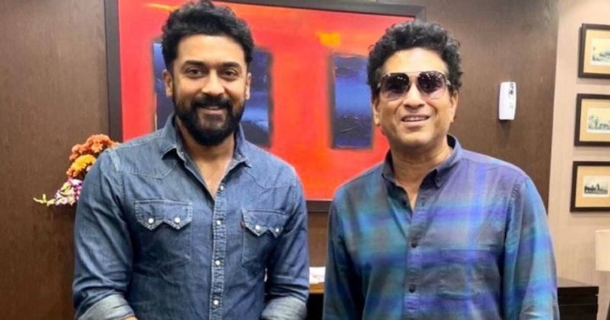 மாஸ்டர் பிளாஸ்டரை சந்தித்த ரோலெக்ஸ்... இணையத்தை கலக்கும் ‘சூர்யா - சச்சின்’ லேட்டஸ்ட் கிளிக்