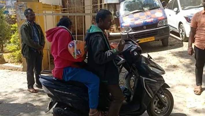 Couple carried Child dead body on bike for 120 km in Visakhapatnam District