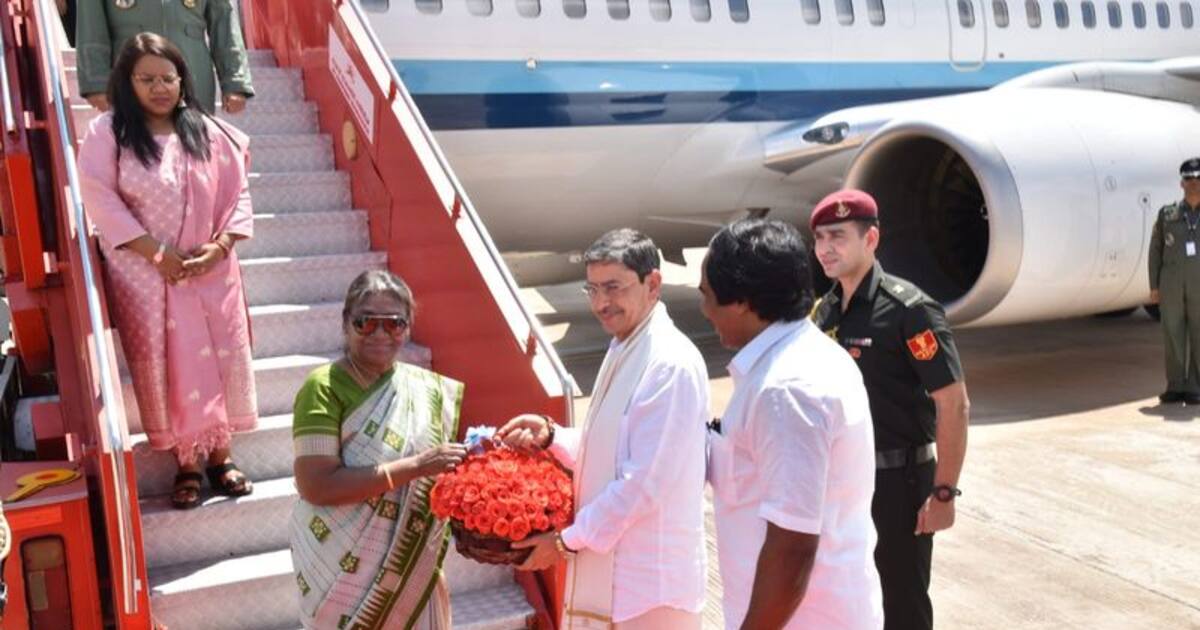 குடியரசு தலைவரான பின் முதல் முறையாக தமிழகம் வந்தார் திரௌபதி முர்மு