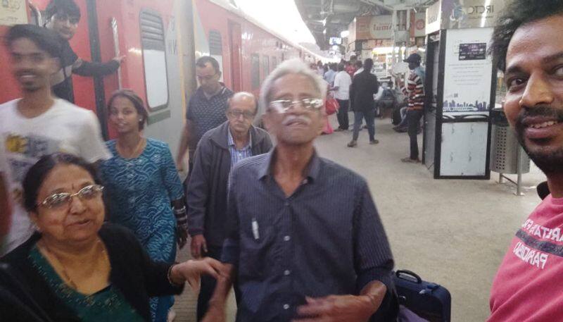 How Indian Railways helped Senior citizens during their journey in a diverted train?