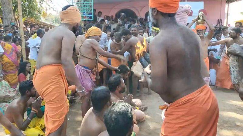 more than 300 devotees participated traditional temple festival in dindigul