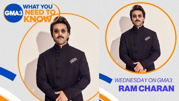 Ram charan to participate in good morning america show
