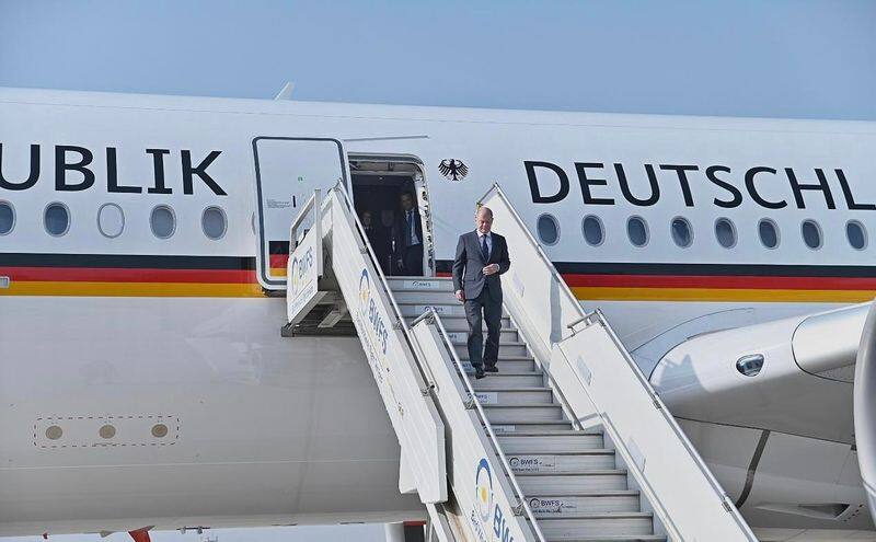 German Chancellor Olaf Scholz arrives in India on a two-day visit: meets PM Modi today