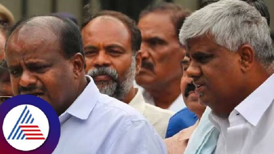 HD Kumaraswamy and HD Revanna Talks Over JDS Hassan Ticket Issue grg HD Kumaraswamy and HD Revanna Talks Over JDS Hassan Ticket Issue grg