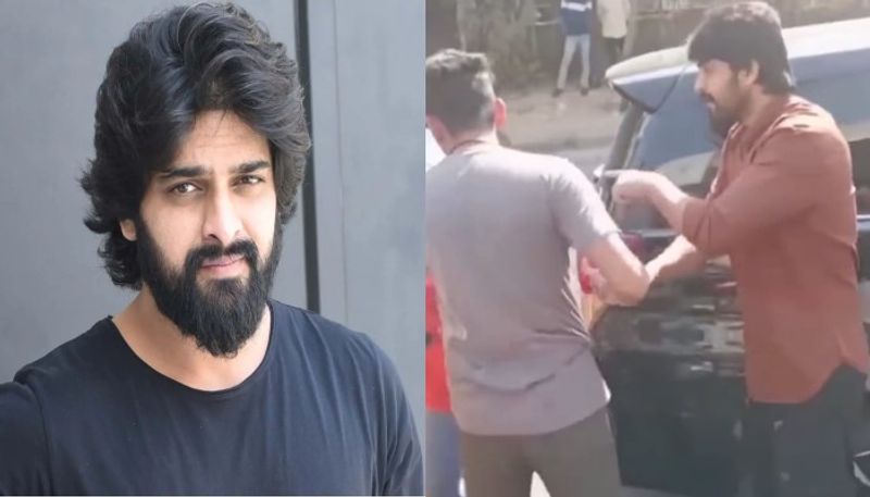 యువకుడితో నాగశౌర్య వివాదం.. నడిరోడ్డుపై యువతిని కొట్టినందుకు యంగ్ హీరో  ఆగ్రహం.!