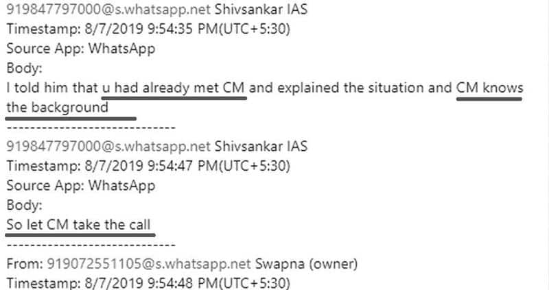 Swapna Suresh had met Kerala CM to pitch for Norka job, reveal explosive WhatsApp chats