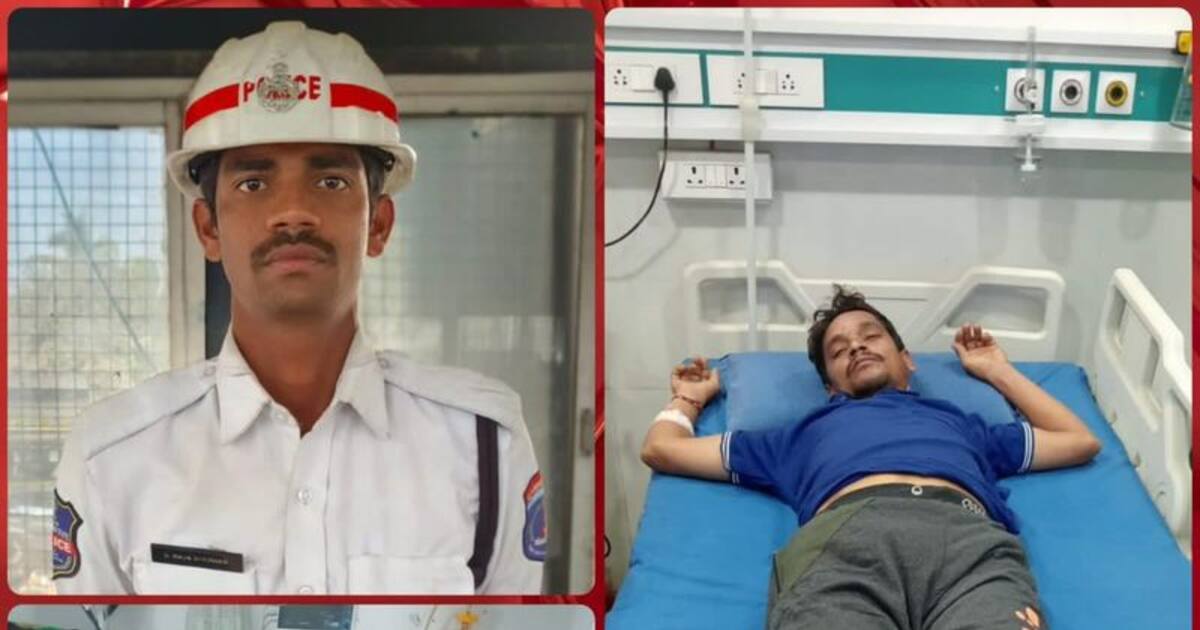 வைரல் வீடியோ| மாரடைப்பால் சாலையில் சரிந்த இளைஞர்! சிபிஆர் செய்து உயிரை மீட்ட தெலங்கானா போக்குவரத்து போலீஸ்