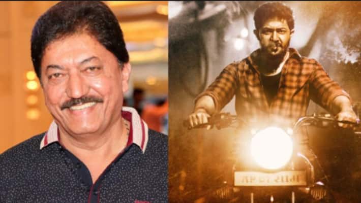 tollywood villain devaraj son introduce as hero first look out tollywood villain devaraj son introduce as hero first look out