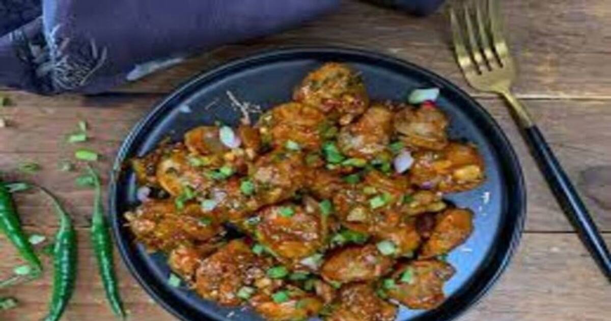 பத்து நிமிஷத்தில பக்கத்து வீடு வரை மணக்கும் மஷ்ரூம் மஞ்சூரியன்! 