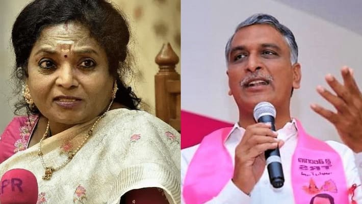 Tamilisai Soundararajan VS Harish Rao: Twitter war between Telangana government and governor