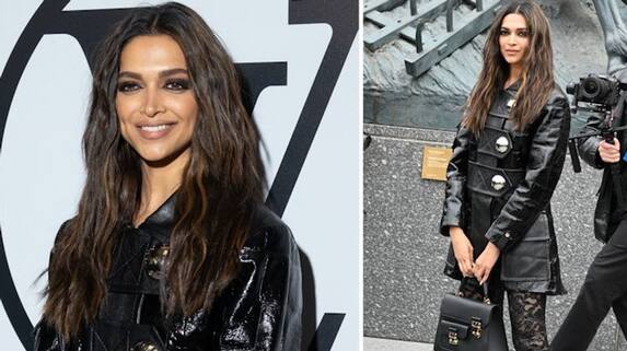 Deepika Padukone makes heads turn in all-black LV outfit at Paris
