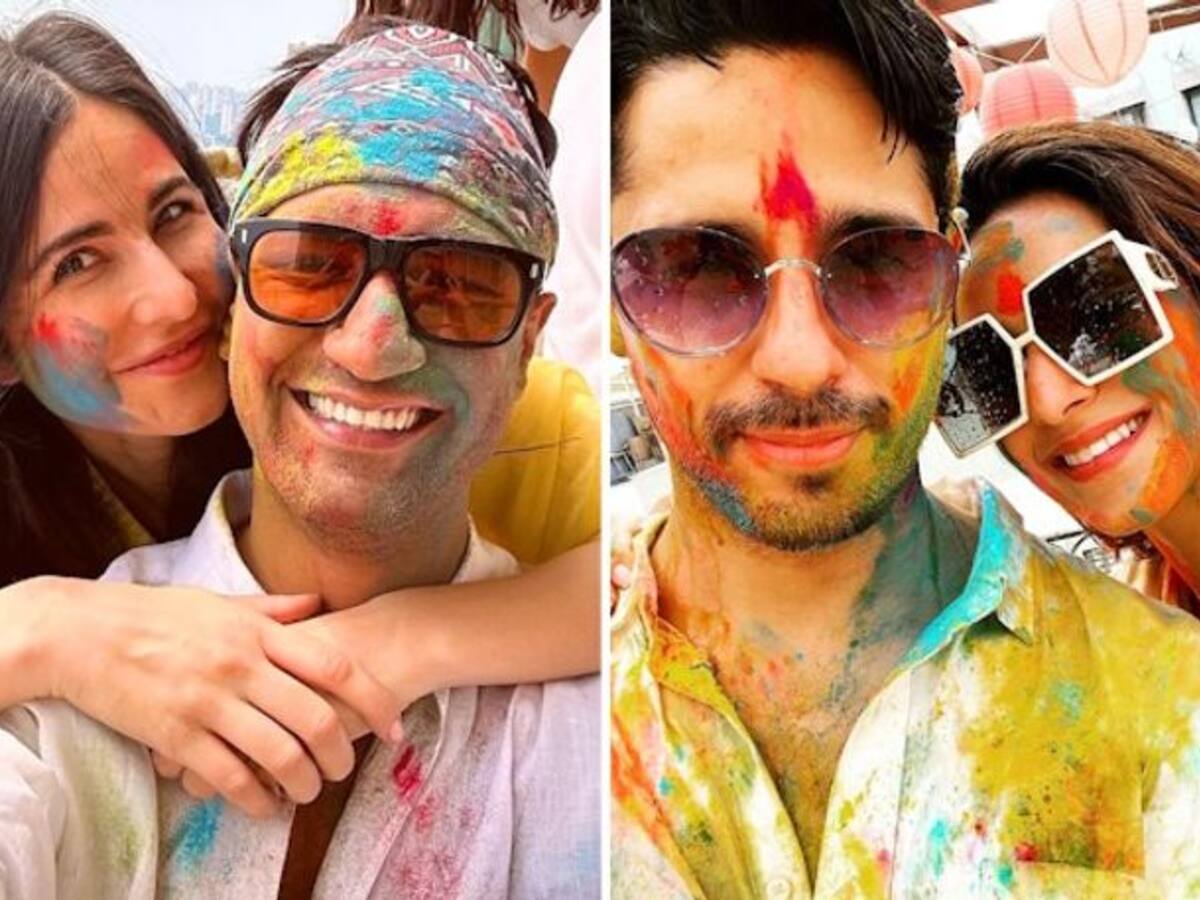 Here's how your favourite celeb couples celebrated Holi this year |  Filmfare.com