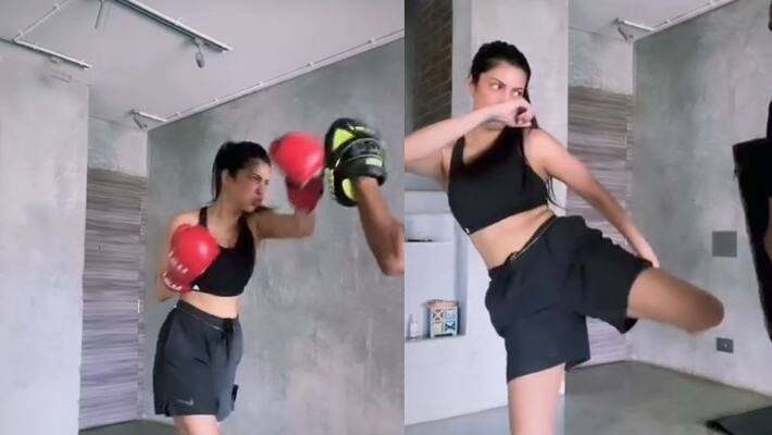 salaar heroine shruti haasan practices kick boxing video getting viral 
