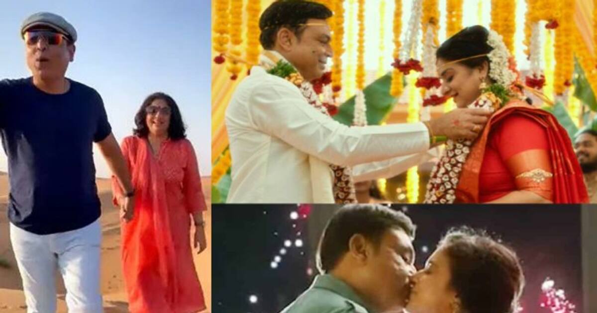 4-வது திருமணம் முடிந்த கையோடு... 44 வயது நடிகையுடன் ஹனிமூன் சென்ற 60 வயது நடிகர்...! வைரலாகும் போட்டோஸ்