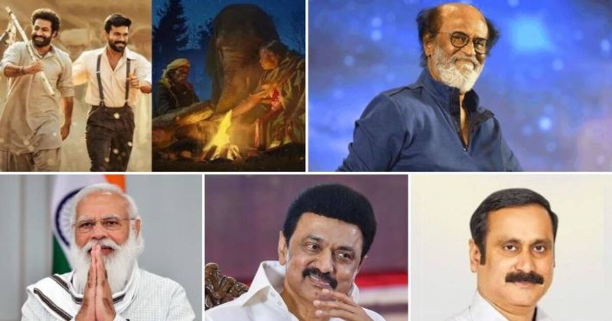 ஆஸ்கர் விருது பெற்ற 'நாட்டு நாட்டு' & ‘தி எலிபென்ட் விஸ்பரர்ஸ்’ - வாழ்த்துக்கள் சொன்ன பிரபலங்கள் யார் யார்.?