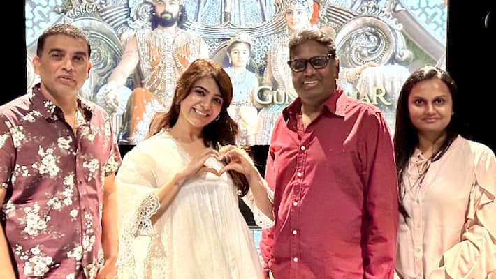 samantha seen first copy of shaakuntalam movie she shared her happiness 
