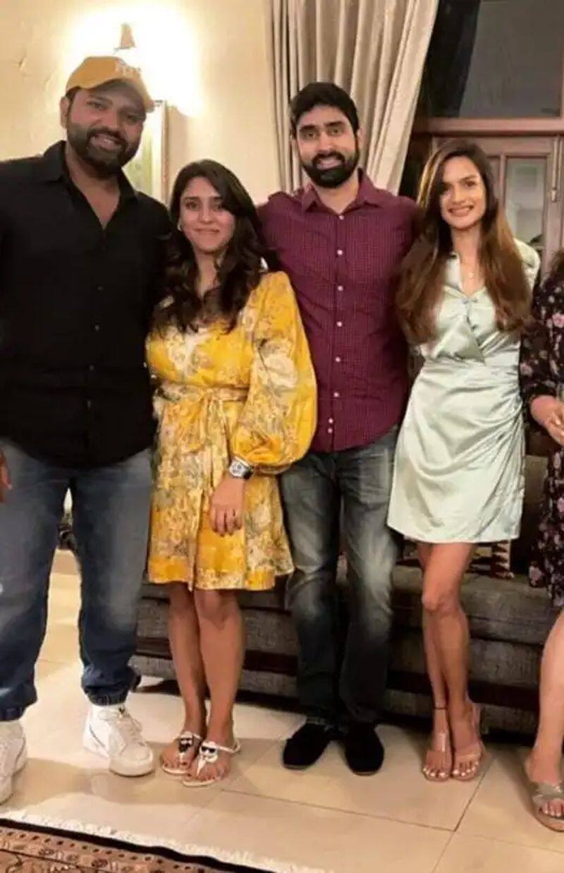 Rohit Sharma attend his Brother-in-Law Kunal Sajdeh Haldi and Sangeet Ceremony Before Wedding