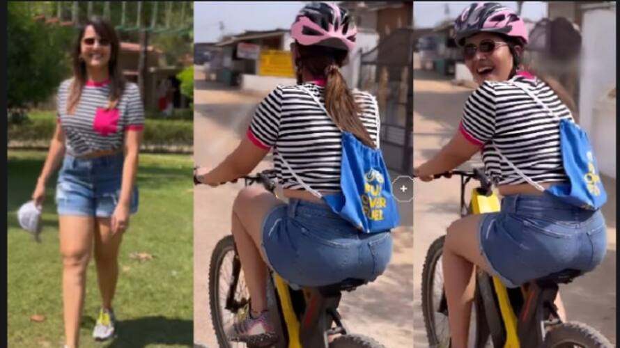 anasuya jungle visit with small shot thighs show netizens crazy comments anasuya jungle visit with small shot thighs show netizens crazy comments