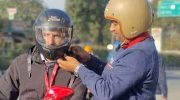 Helmet Mandatory to Bike Riders in Vijayapura grg Helmet Mandatory to Bike Riders in Vijayapura grg