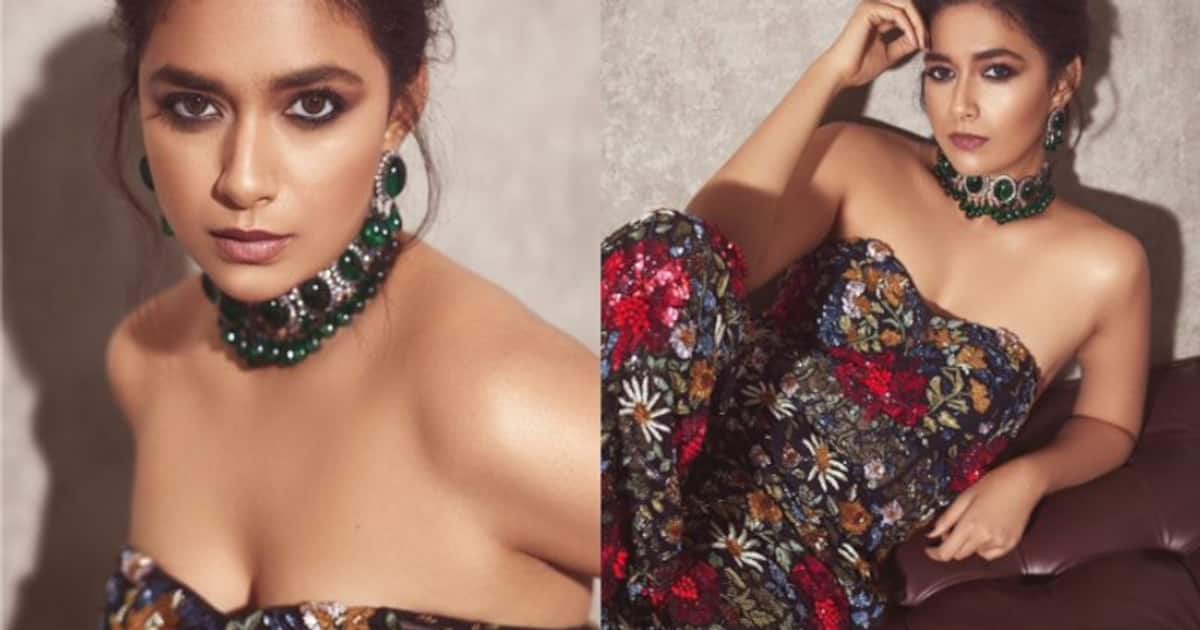 கமுக்கமாக காதலரை அறிமுகம் செய்தாரா கீர்த்தி சுரேஷ்? - காட்டுத்தீ போல் பரவும் போட்டோ