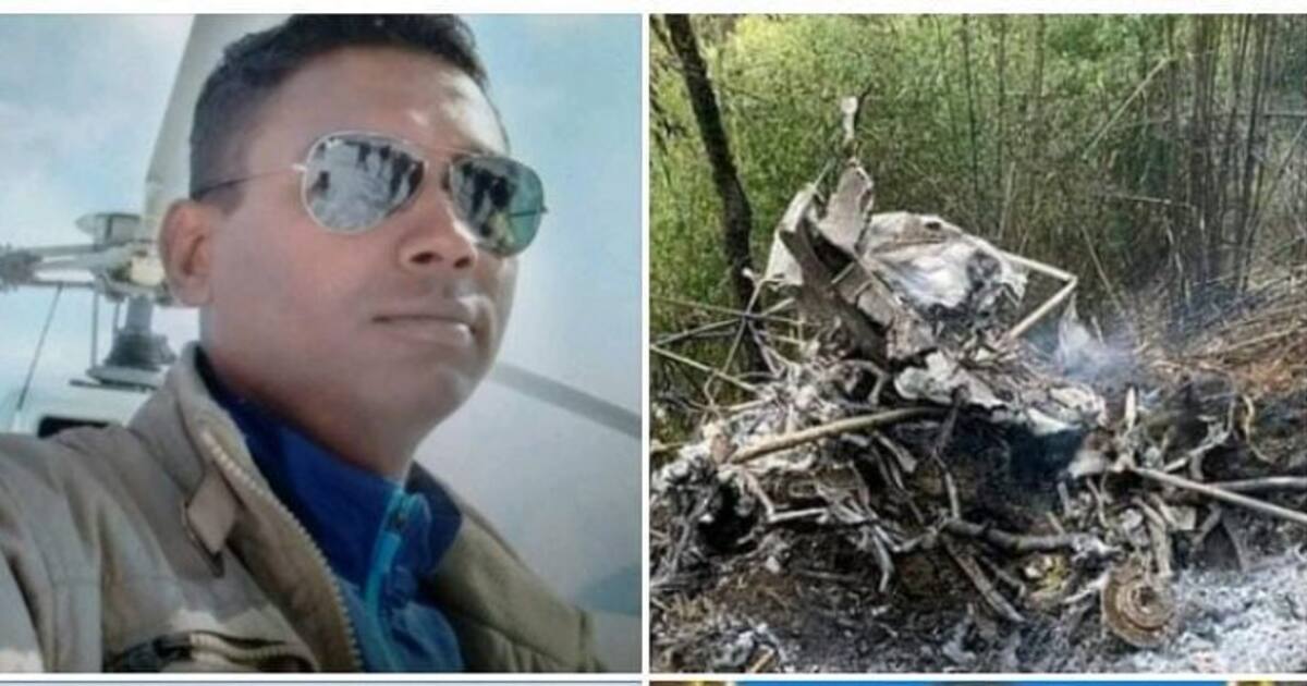 ஹெலிகாப்டர் விபத்தில் உயிரிழந்த தமிழக விமானி..! சோகத்தின் மூழ்கிய தேனி மக்கள்