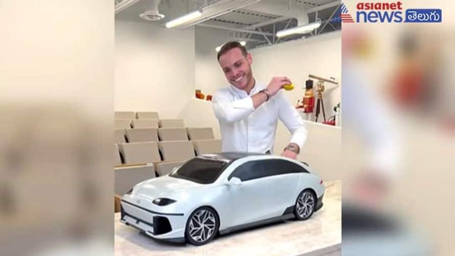 Pastry Chef Creates 'Chocolate Electric Car', Hyundai Replies Pastry Chef Creates 'Chocolate Electric Car', Hyundai Replies