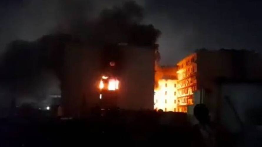 Swapnalok fire was caused by a short circuit says Fire DG, hyderabad - bsb Swapnalok fire was caused by a short circuit says Fire DG, hyderabad - bsb