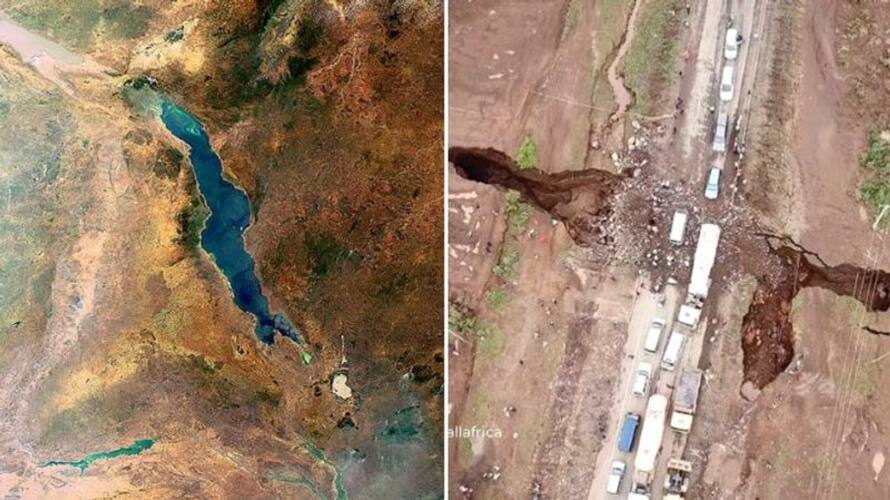Africa slowly splitting into two, scientists predict nature's rarest move Africa slowly splitting into two, scientists predict nature's rarest move