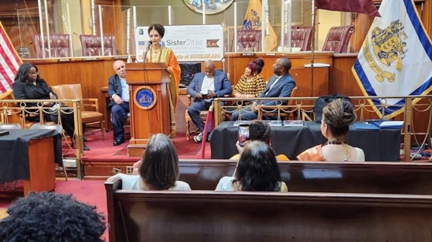 Nithayananda Kailasa fake nation says US Newark mayor Even google fail to recognize Country ckm Nithayananda Kailasa fake nation says US Newark mayor Even google fail to recognize Country ckm