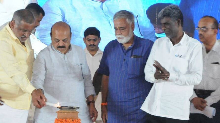 BJP solved the shortage of drinking water Says CM Basavaraj Bommai gvd BJP solved the shortage of drinking water Says CM Basavaraj Bommai gvd