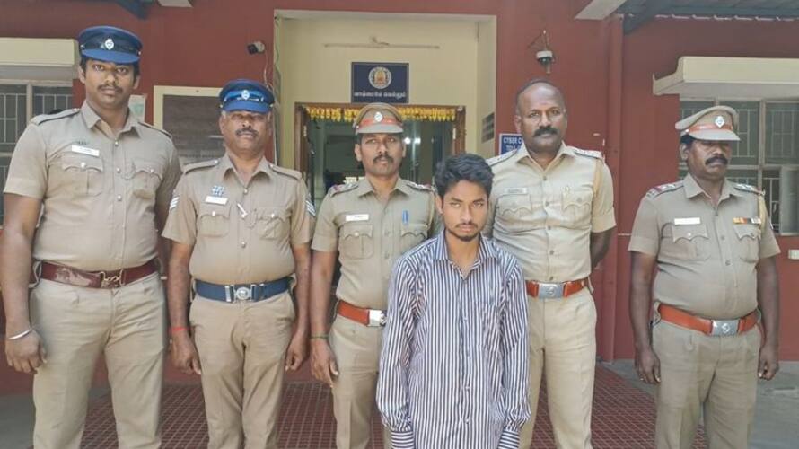 assam state youngster arrested by trichy police for women cheating case assam state youngster arrested by trichy police for women cheating case