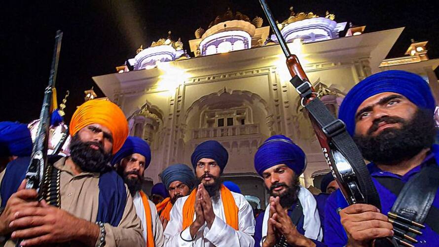 Punjab pro khalistan preacher Amritpal Singh sinister plan to use rogue ex-servicemen to build terrorist outfit snt Punjab pro khalistan preacher Amritpal Singh sinister plan to use rogue ex-servicemen to build terrorist outfit snt