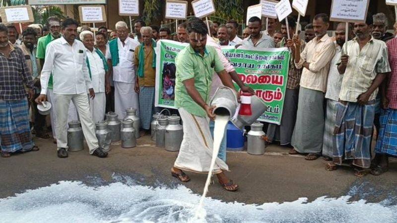 Milk agents allege that milk supply has been affected in Vellore and Villupuram districts due to the impact on milk production