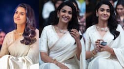 Actress Priya Bhavani Shankar white saree latest photos look like nayanthara mma