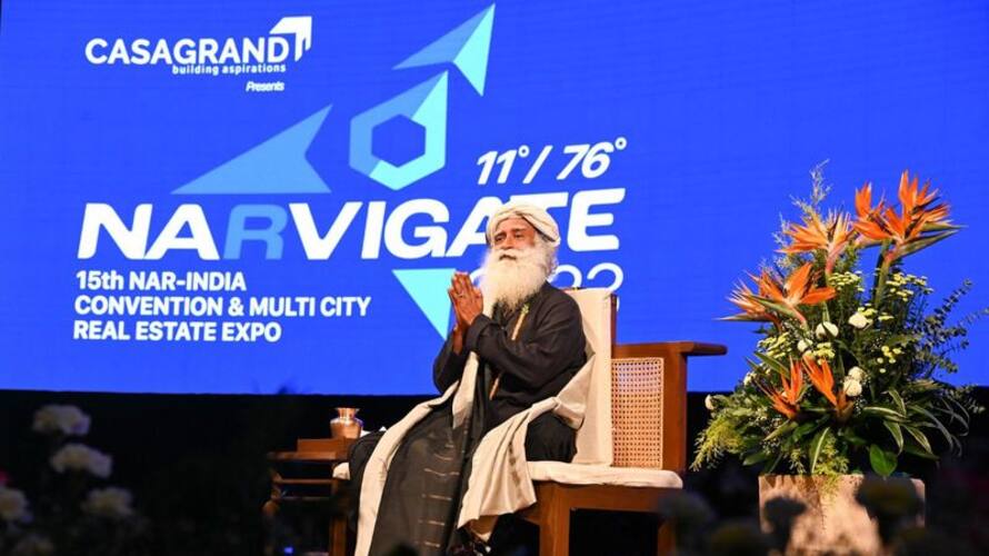 India Headed Towards Serious Disaster If We Keep On Building Like Past: Sadhguru Warns Real Estate Developers India Headed Towards Serious Disaster If We Keep On Building Like Past: Sadhguru Warns Real Estate Developers