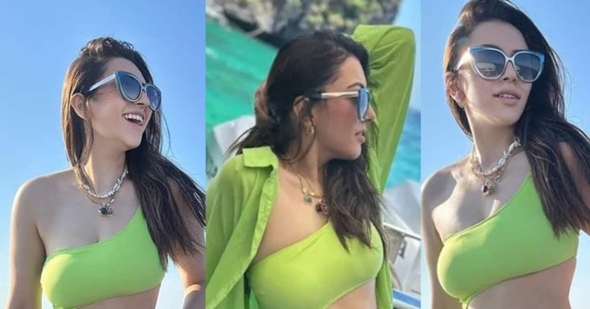 திருமணத்துக்கு பின் எகிறும் கிளாமர்.. பிகினி உடையணிந்து கடலில் கவர்ச்சி ரைடு சென்ற ஹன்சிகா - ஹாட் கிளிக்ஸ் இதோ