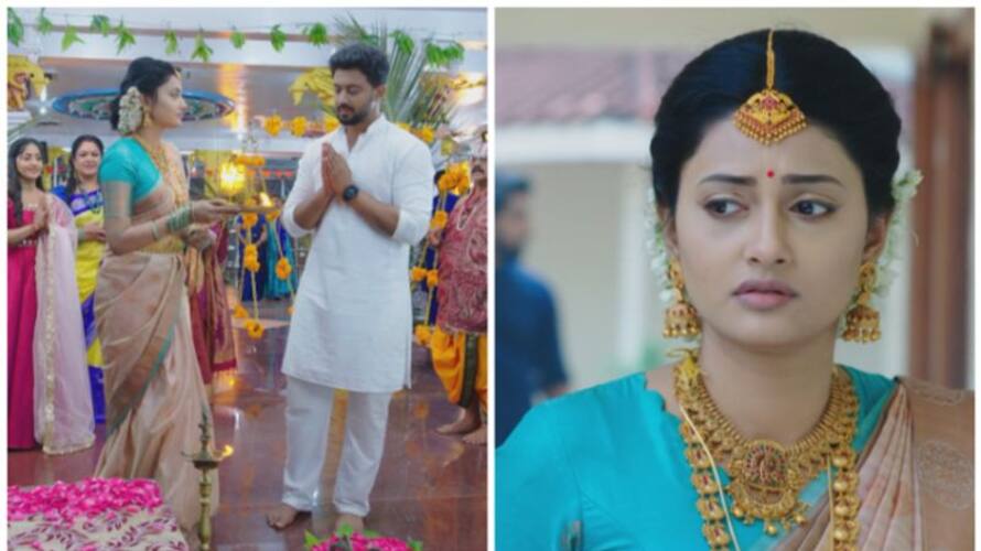 Vedaswini feels happy as Yash helps her to complete the ritual in todays Ennenno Janmala Bandham serial gnr Vedaswini feels happy as Yash helps her to complete the ritual in todays Ennenno Janmala Bandham serial gnr