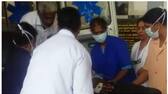 argument with driver and doctor delay in allowing ambulance to injured in car accident vcd