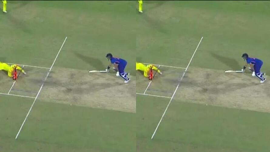 Steven Smith runs out Axar Patel video goes viral Steven Smith runs out Axar Patel video goes viral