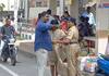 The humanity of living! - Woman wandering on the road without a dress! Women policemen who helped dress!