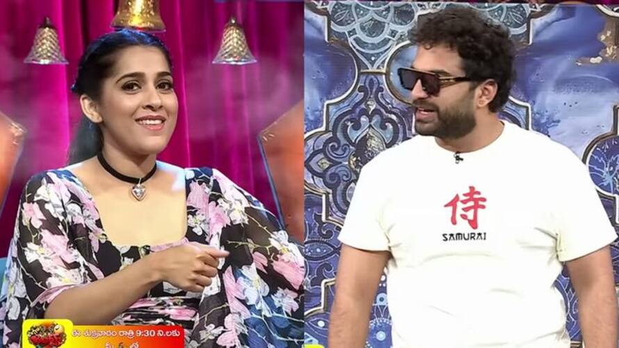 విశ్వక్ సేన్ తో చతురా... అందరి ముందు యాంకర్ రష్మీ గాలి తీసేశాడుగా!