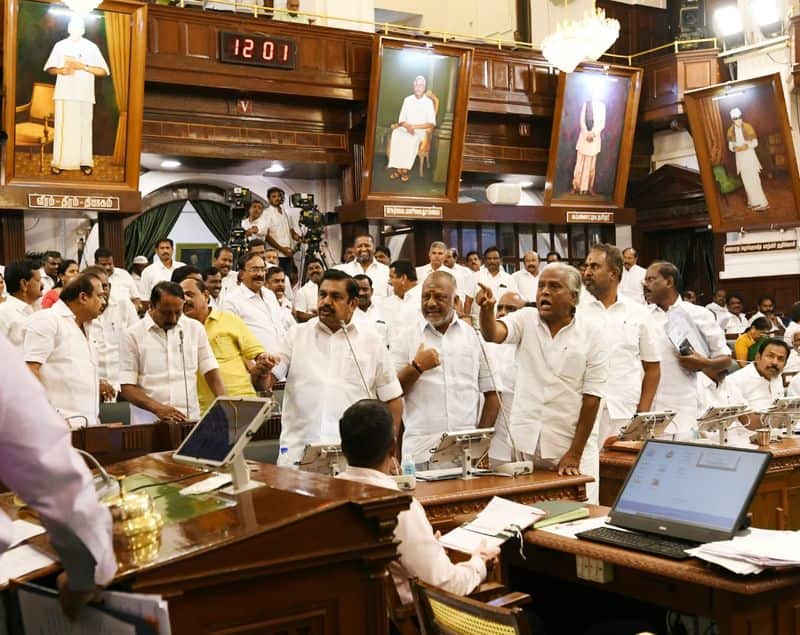 AIADMK members who protested against the allotment of seats to OPS in the Legislative Assembly were expelled KAK