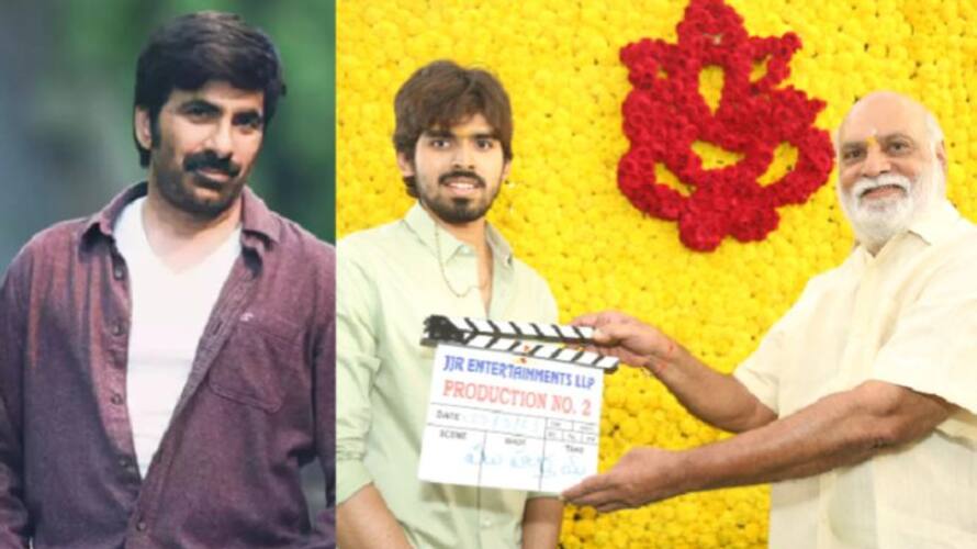 ravi teja brother son introduce as hero in tollywood movie grand opening arj ravi teja brother son introduce as hero in tollywood movie grand opening arj