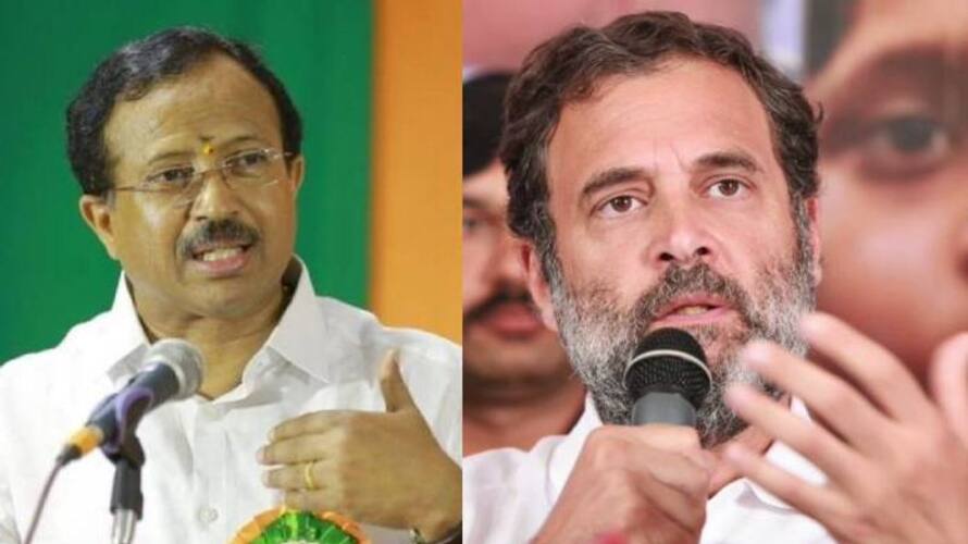 V Muraleedharan on Rahul Gandhi's disqualification from Loksabha jrj V Muraleedharan on Rahul Gandhi's disqualification from Loksabha jrj