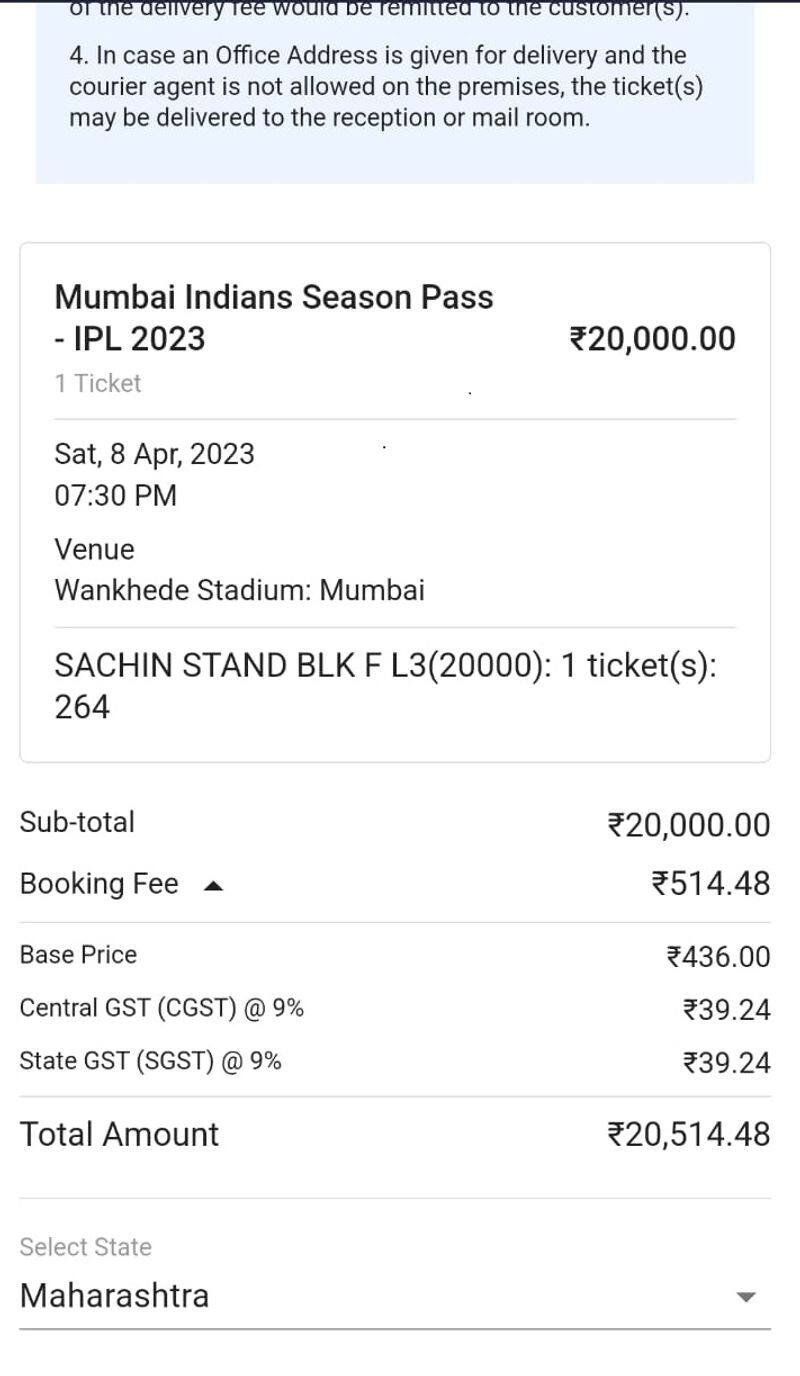 IPL 2023 Ticket Varies from stadium to stadium and starts from low price to high check details here