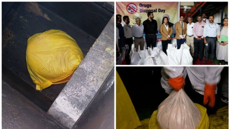 total 340 kilogram hashish oil and heroine disposed in kochi apn total 340 kilogram hashish oil and heroine disposed in kochi apn