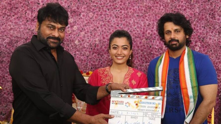 rashmika and nithin acting vnrtrio shooting started rashmika and nithin acting vnrtrio shooting started