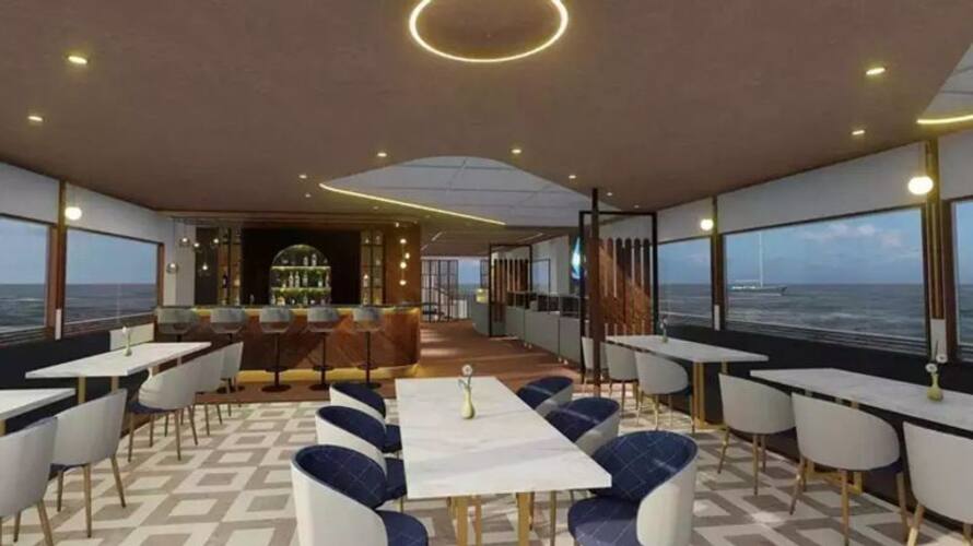 Chennai Muttukadu 2 deck floating restaurant Chennai Muttukadu 2 deck floating restaurant