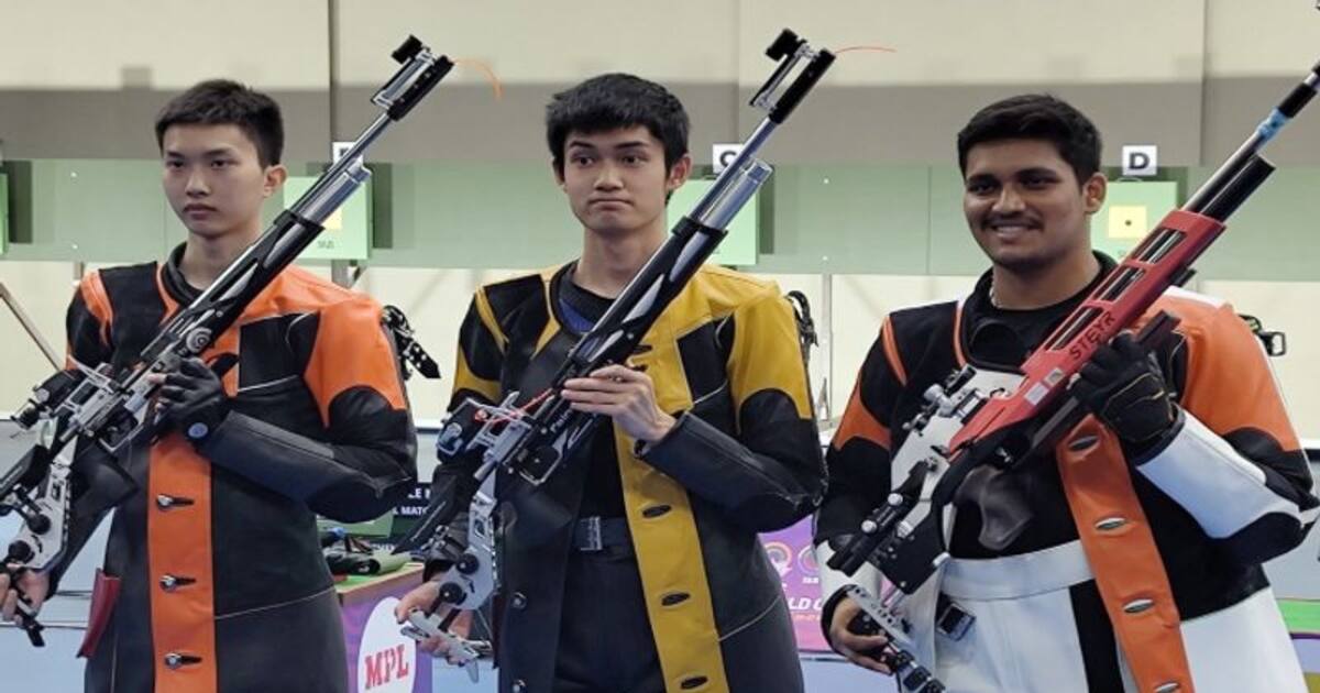 உலகக் கோப்பை துப்பாக்கிச் சுடுதல் போட்டி - இந்திய வீரர் ருத்ராங்ஷ் பாட்டீல் வெண்கல பதக்கம்!