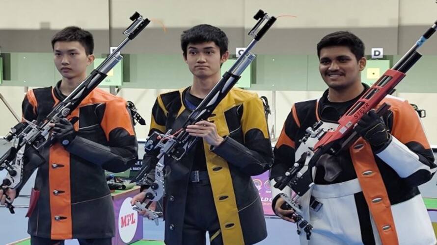 Rudrankksh Patil won bronze in ISSF World Cup Rifle Pistol Bhopal Rudrankksh Patil won bronze in ISSF World Cup Rifle Pistol Bhopal